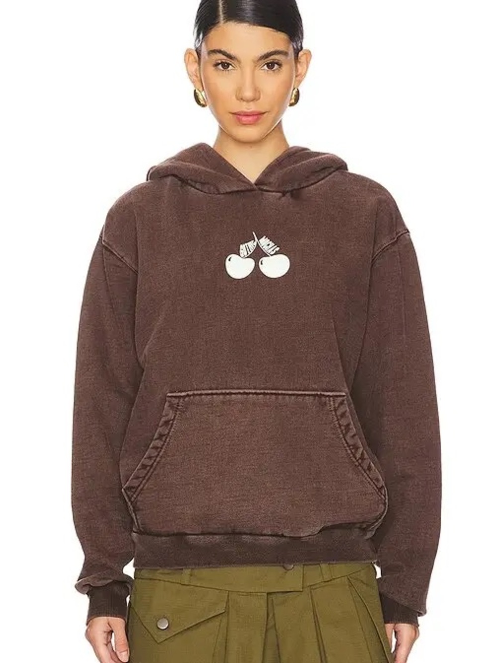 Gothic Mochas Cherry Bomb Pullover Hoodie Sweatshirt Men’s M unisex